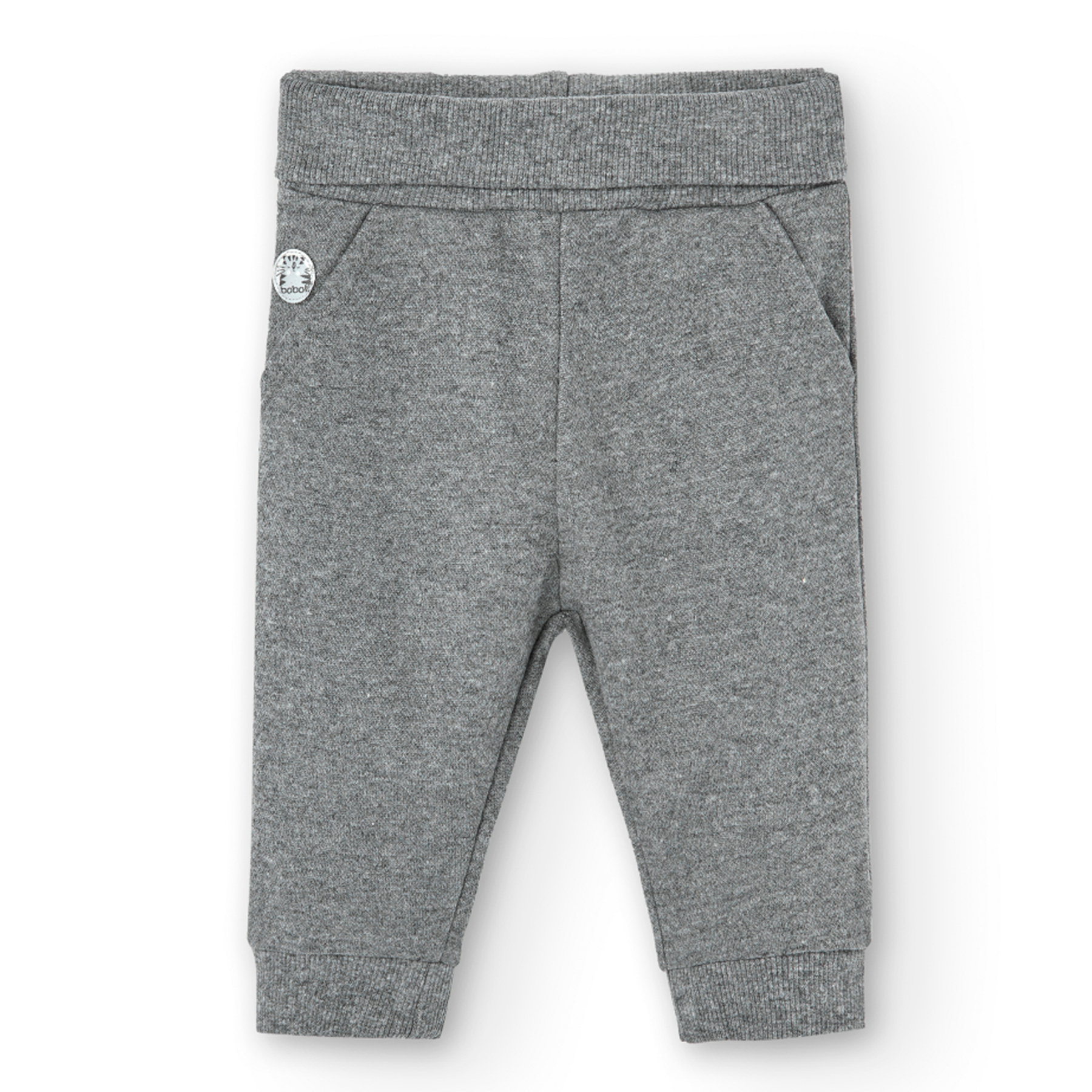 Grey knit trousers 1