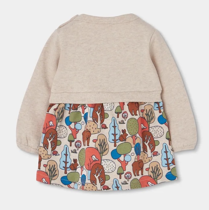 Fleece Woodland Animals Dress - additional view 2