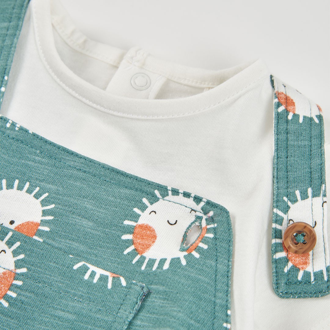 Sunshine Baby Shortalls and Shirt Set 4