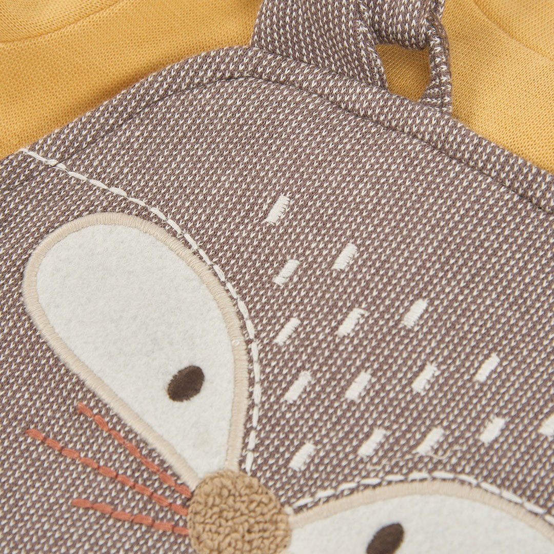 Brown Squirrel Overalls and Bodysuit 3