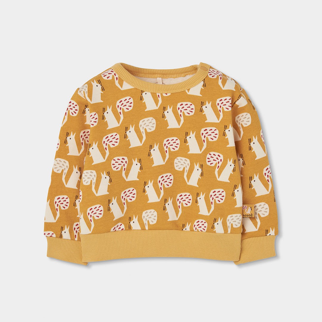 Squirrel Sweatshirt and Soft Corduroy Pants Set 2