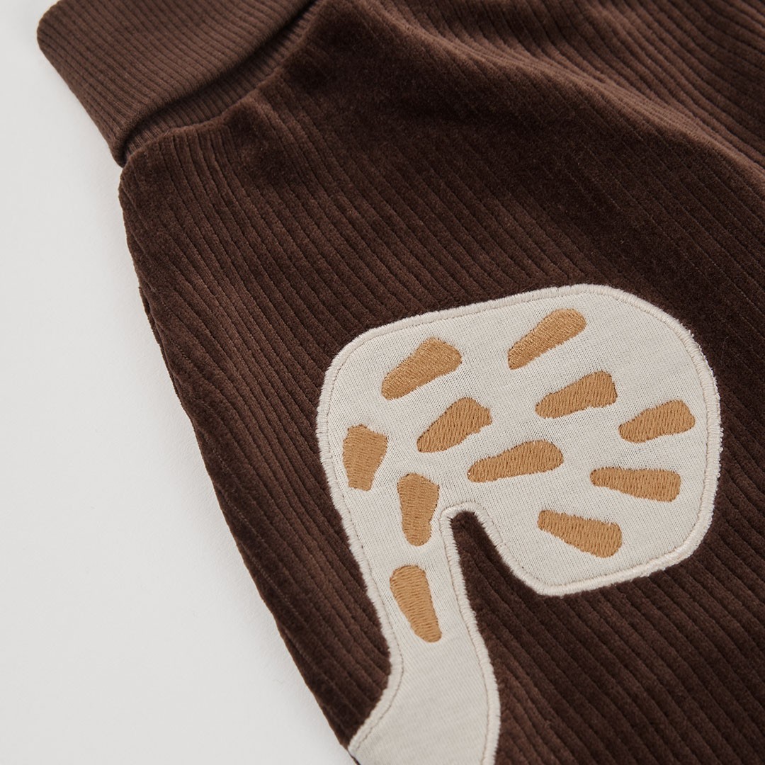 Squirrel Sweatshirt and Soft Corduroy Pants Set 4