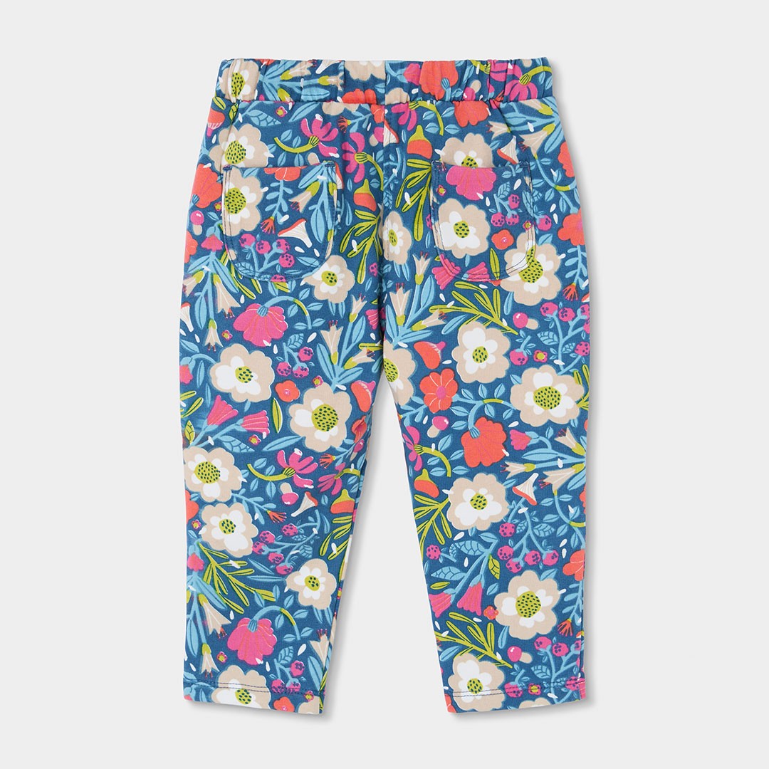 Floral fleece trousers 2