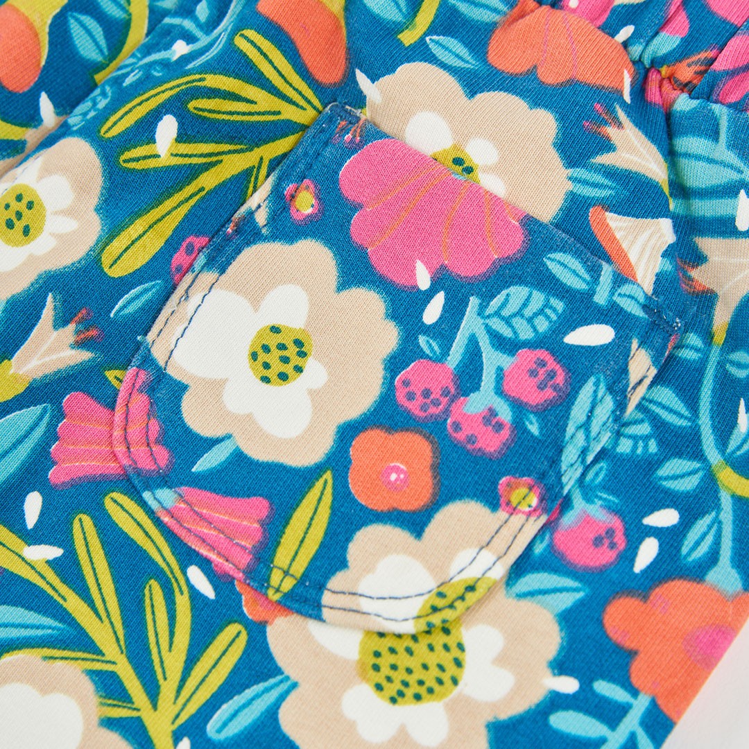 Floral fleece trousers 4