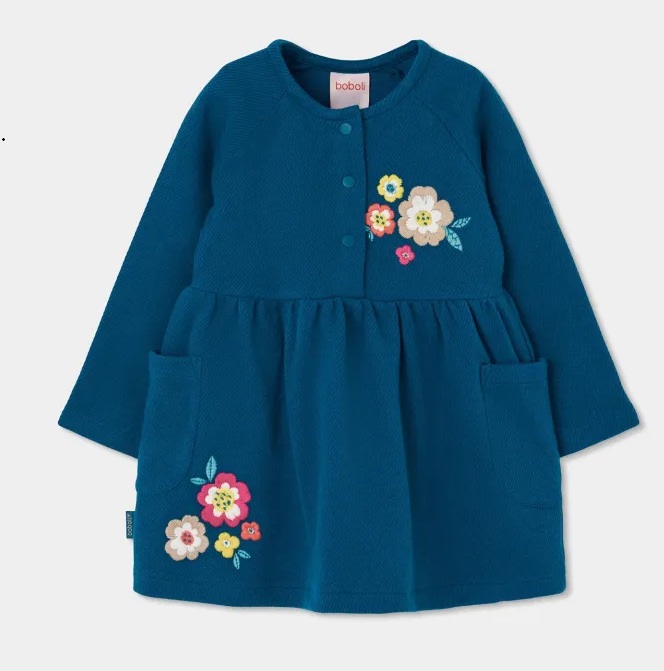 Floral Teal Dress