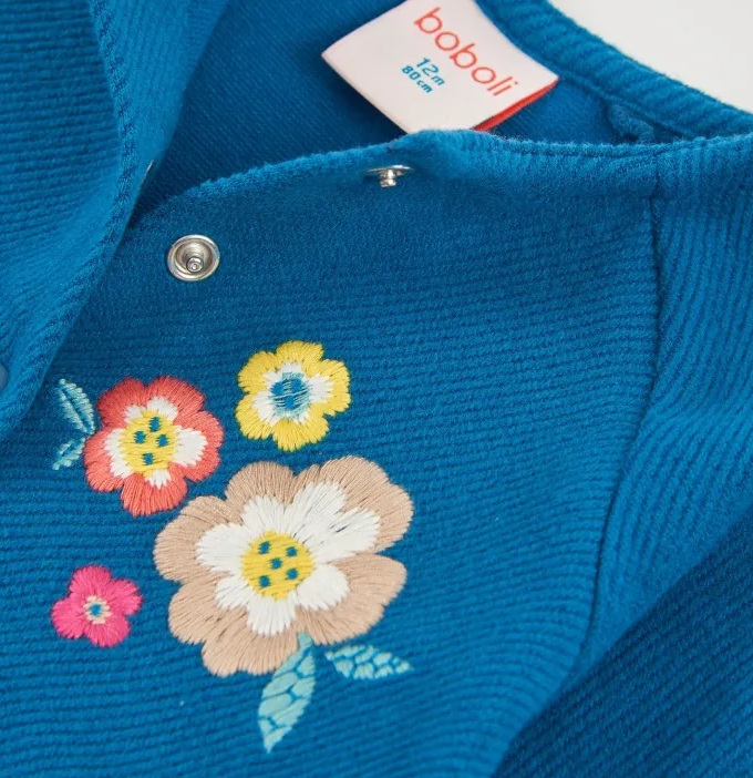 Floral Teal Dress - additional view 4