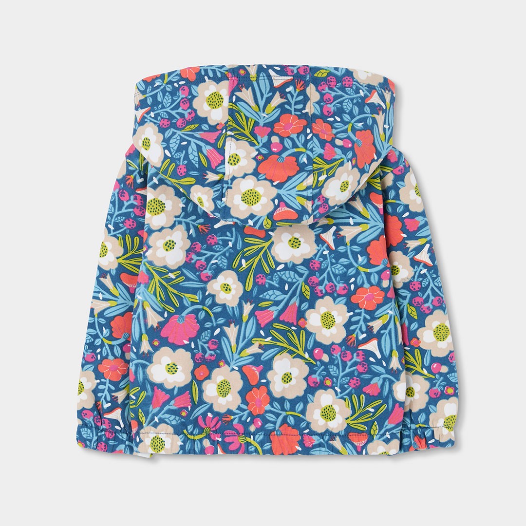 Floral Fleece Hooded Jacket - additional view 2