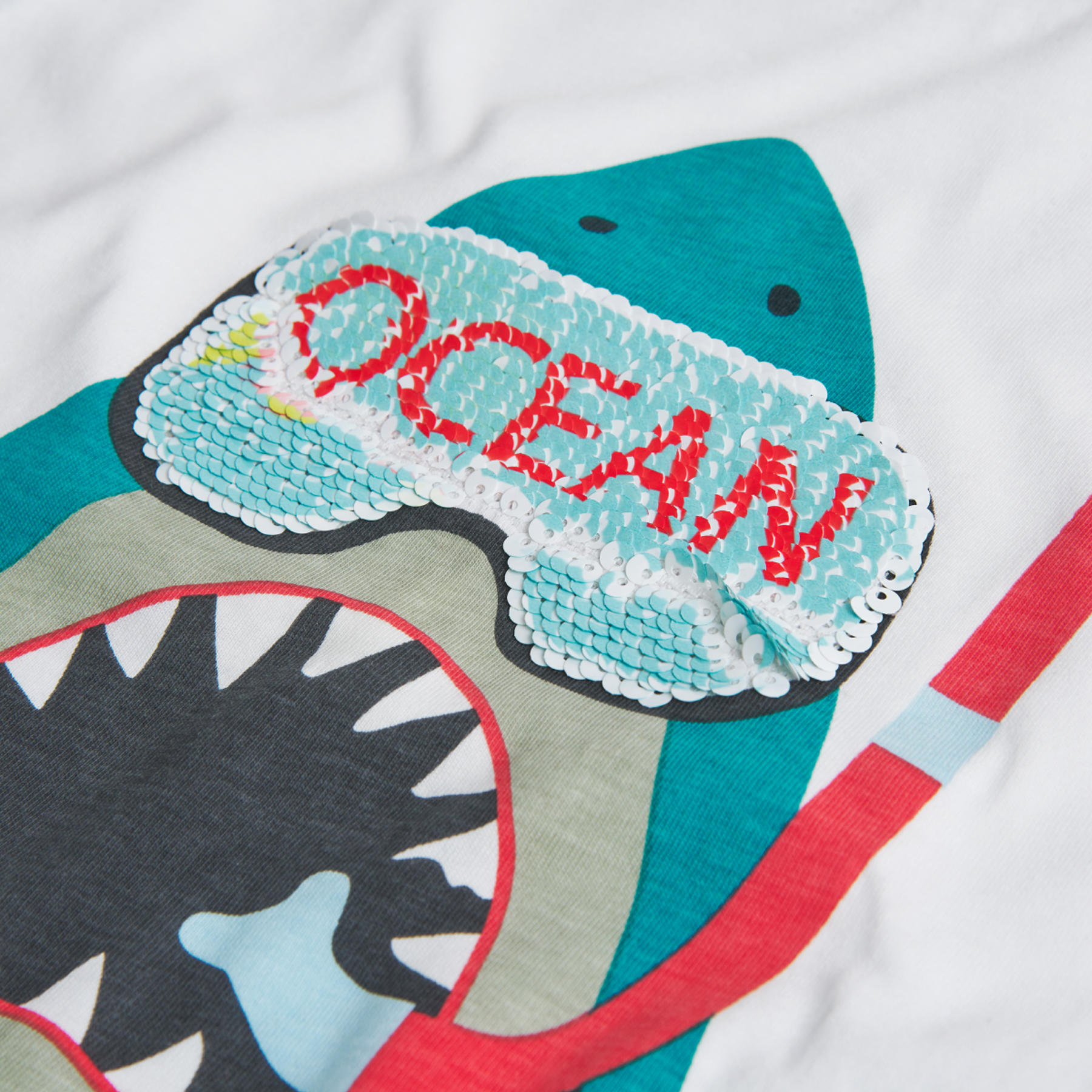 Sequin Shark Tee 3