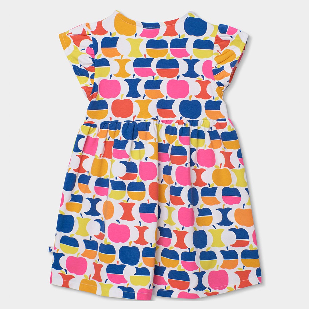 Graphic Apple Stretch Knit Dress 2