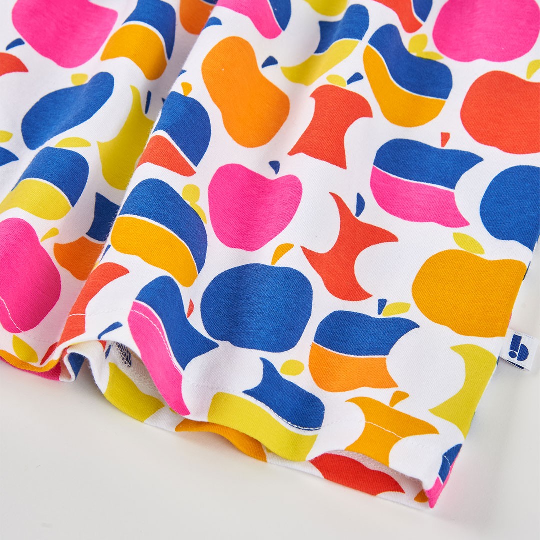 Graphic Apple Stretch Knit Dress 4