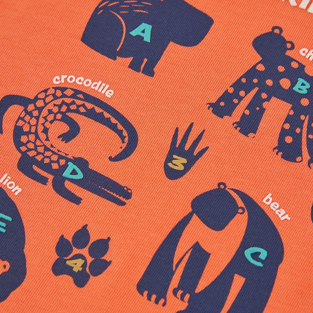 Orange Footprint Shirts - additional view 3
