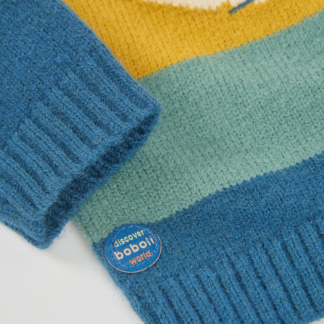 Fox and Stripe Sweater 4