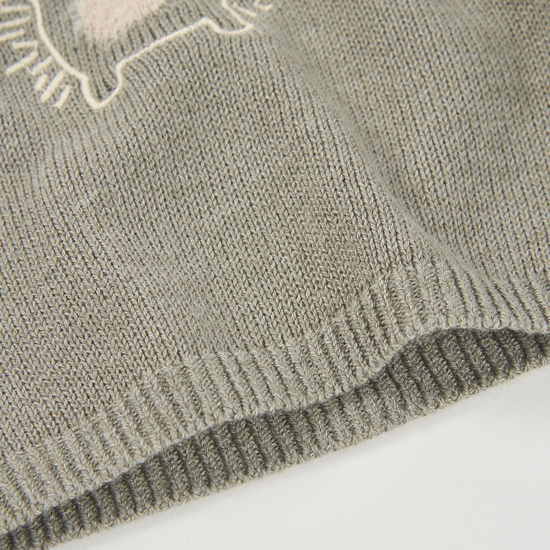Hedgehog lightweight sweater in grey 4