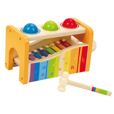 Pound and tap bench by Hape 1