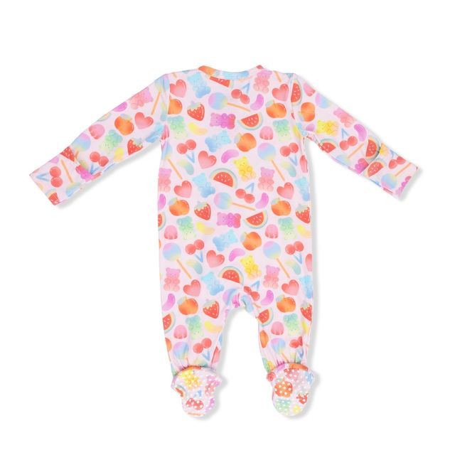 Gummy Bears Bamboo Zipper Footie 2