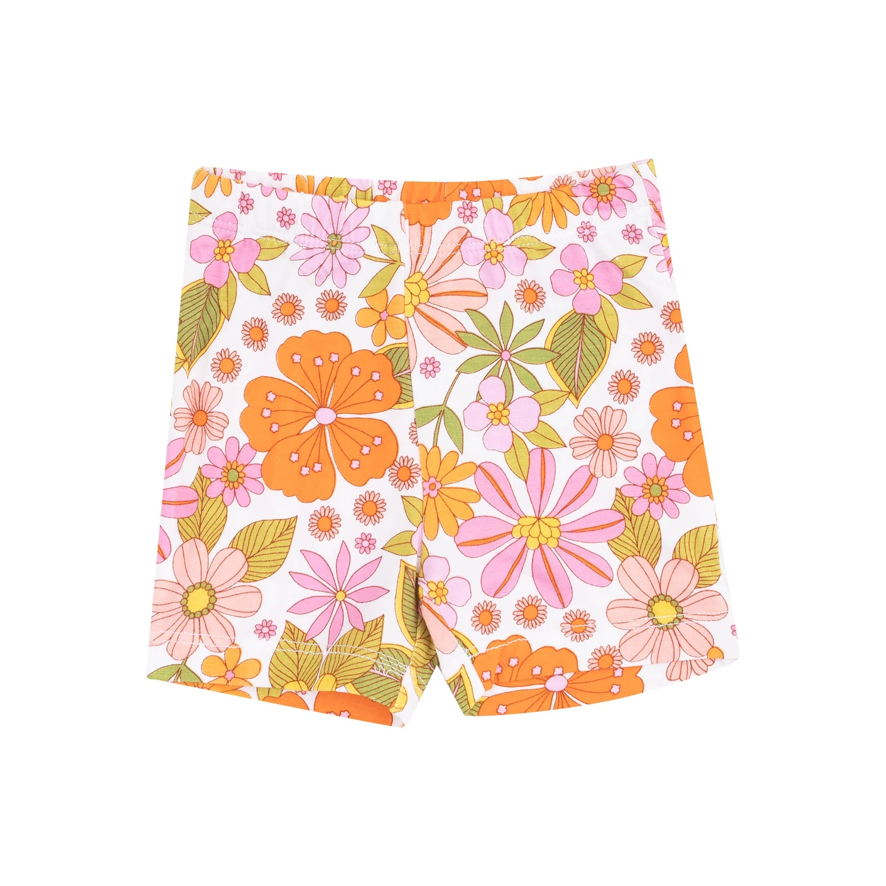 Boho Beachy Floral Bamboo Loungewear Short Set 3