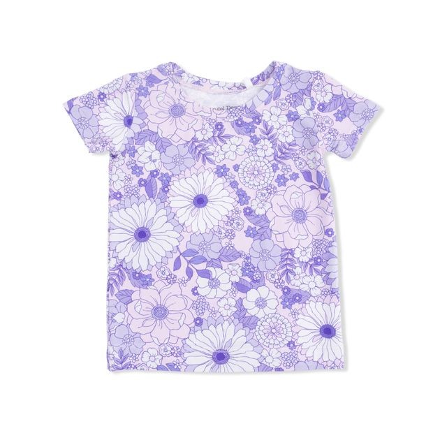 Lacy Lavender Floral Bamboo Lounge Wear 2