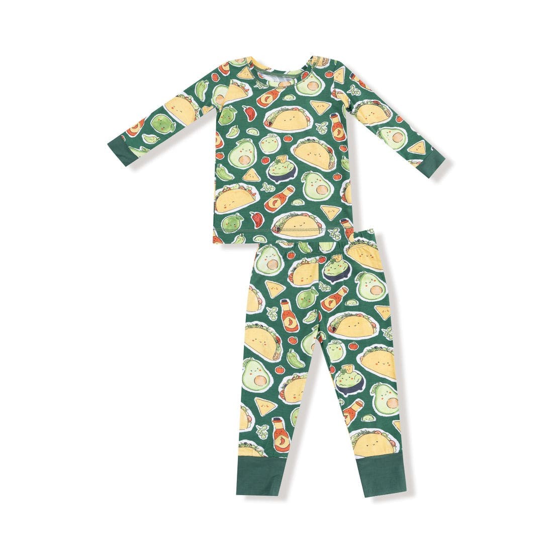 Happy Tacos Bamboo Lounge wear Set - 5-6 Years