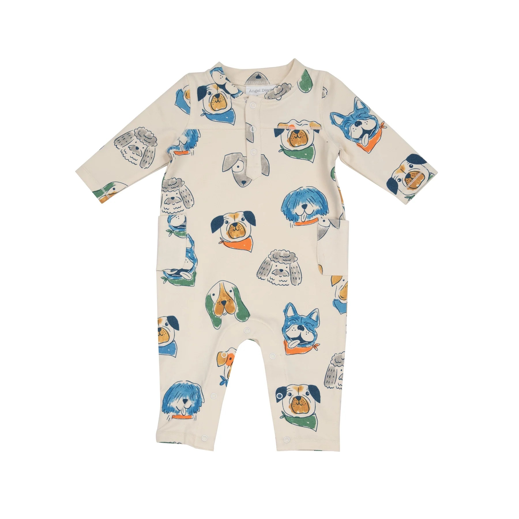 Furry Friends French Terry Romper - 12-18 months 1