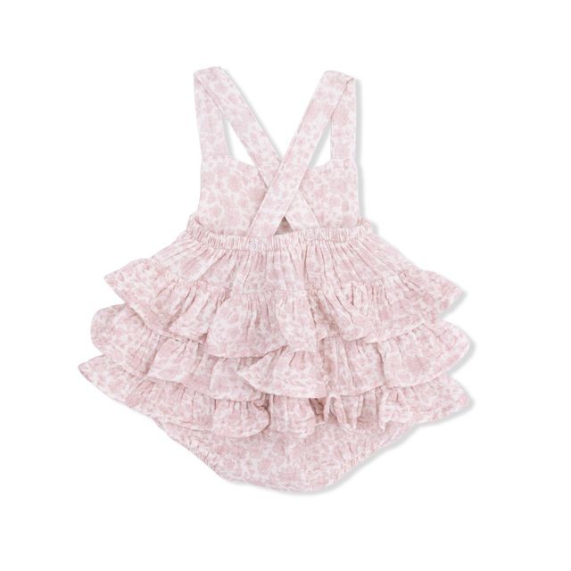 Harper Floral Muslin Ruffle Sunsuit 2