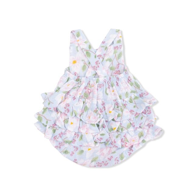 Magnolias Muslin Ruffle Sunsuit 2