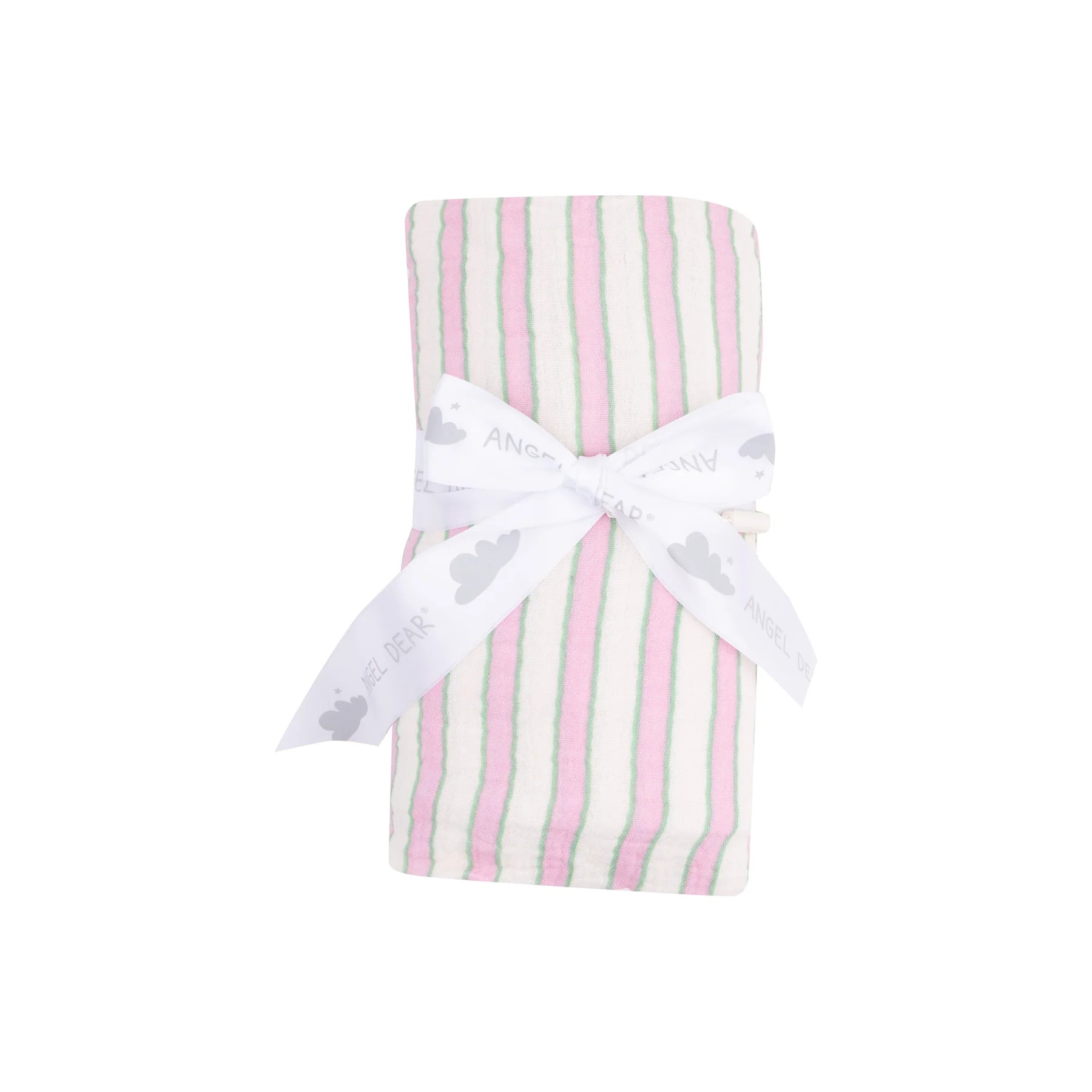 Candy Stripe Muslin Swaddle Blanket 2
