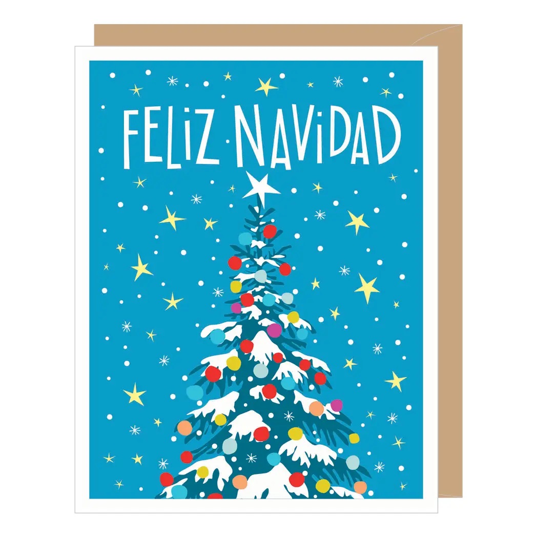 Feliz Navidad Spanish Christmas card 1