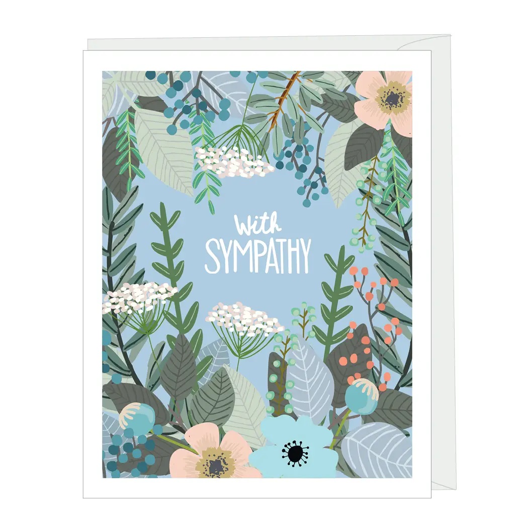 Floral Sympathy Card 1