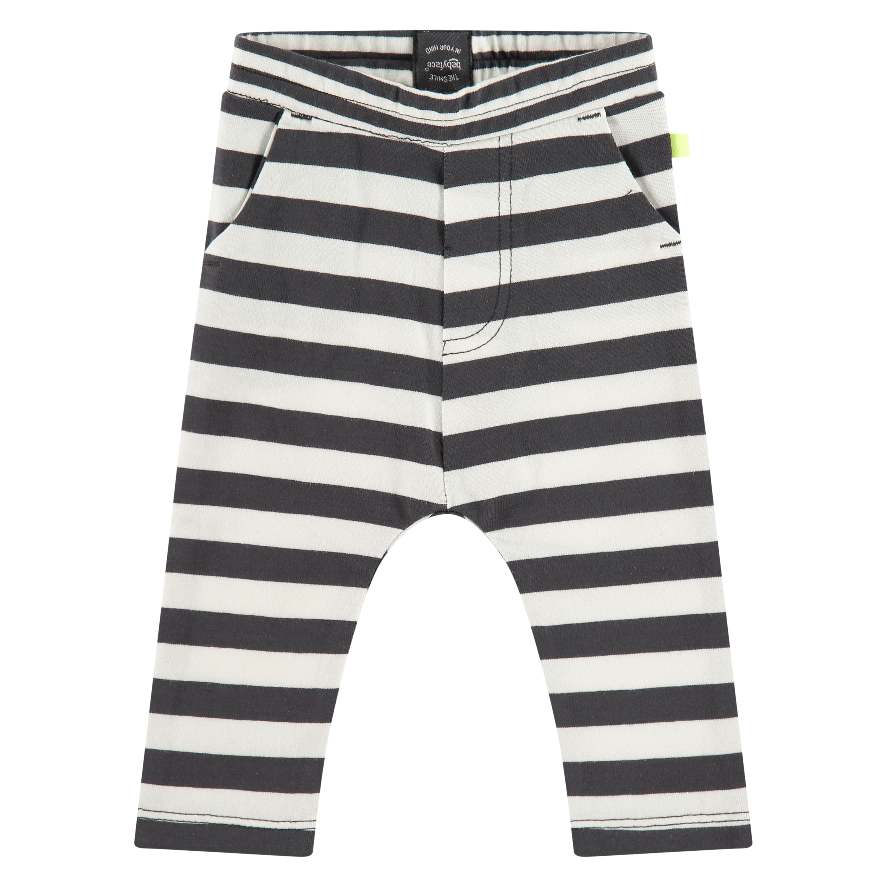 Dark grey stripe baby pants - 6 months 1