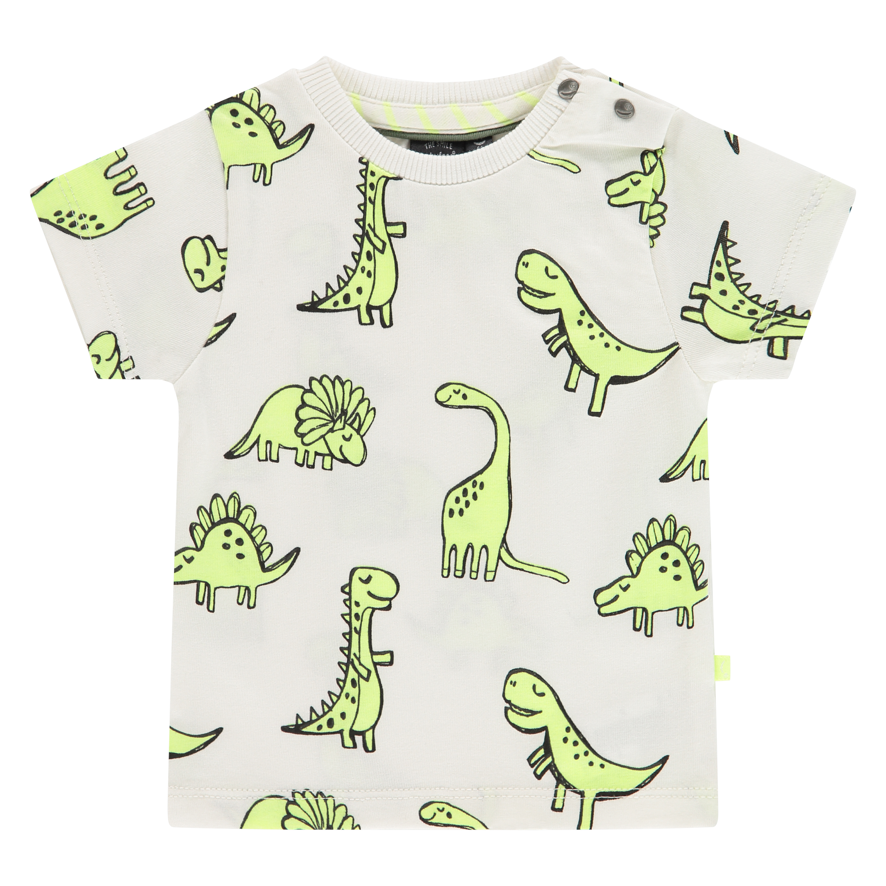 Dinosaur print baby shirt 1