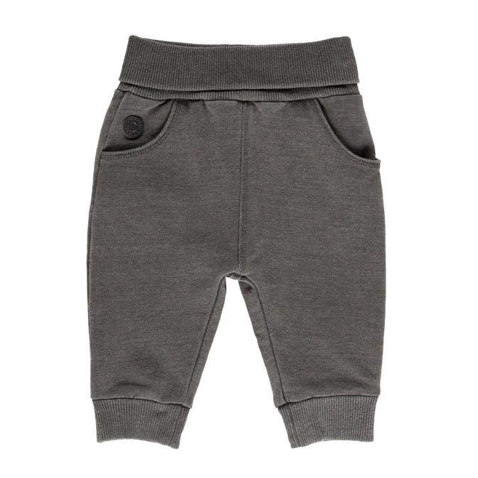 Grey fleece baby pants 1