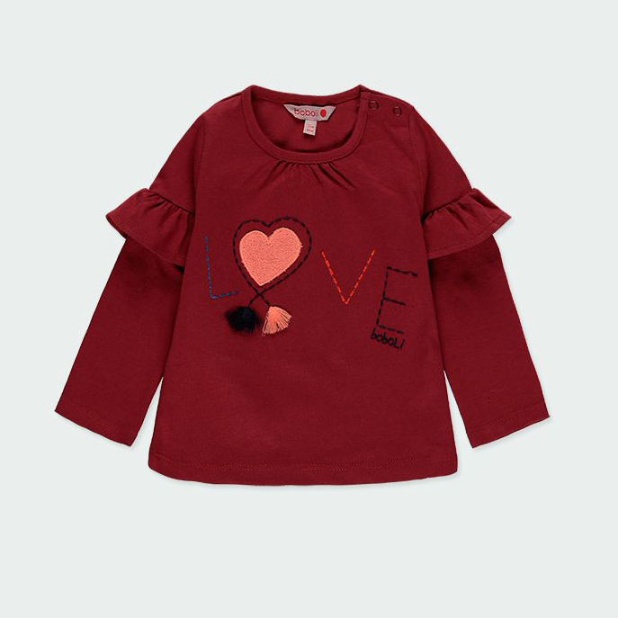 Embellished LOVE shirt 1