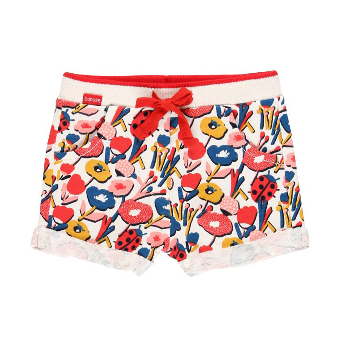 Ladybug floral shorts 1