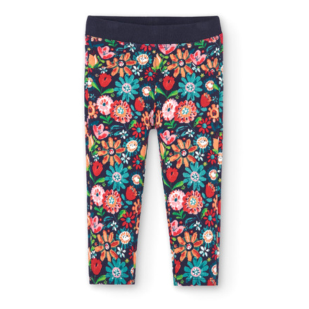 Floral print trousers 1