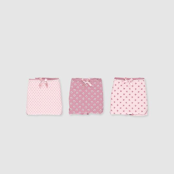 3 pairs of pink girl's underwear 1