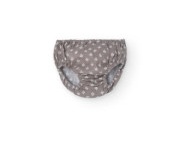Crocheted and leaf print dress with bloomers 3