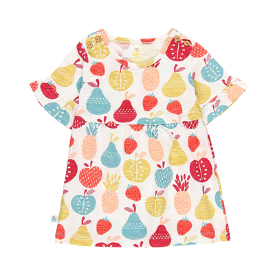 Knit Fruit dress with bloomer 1