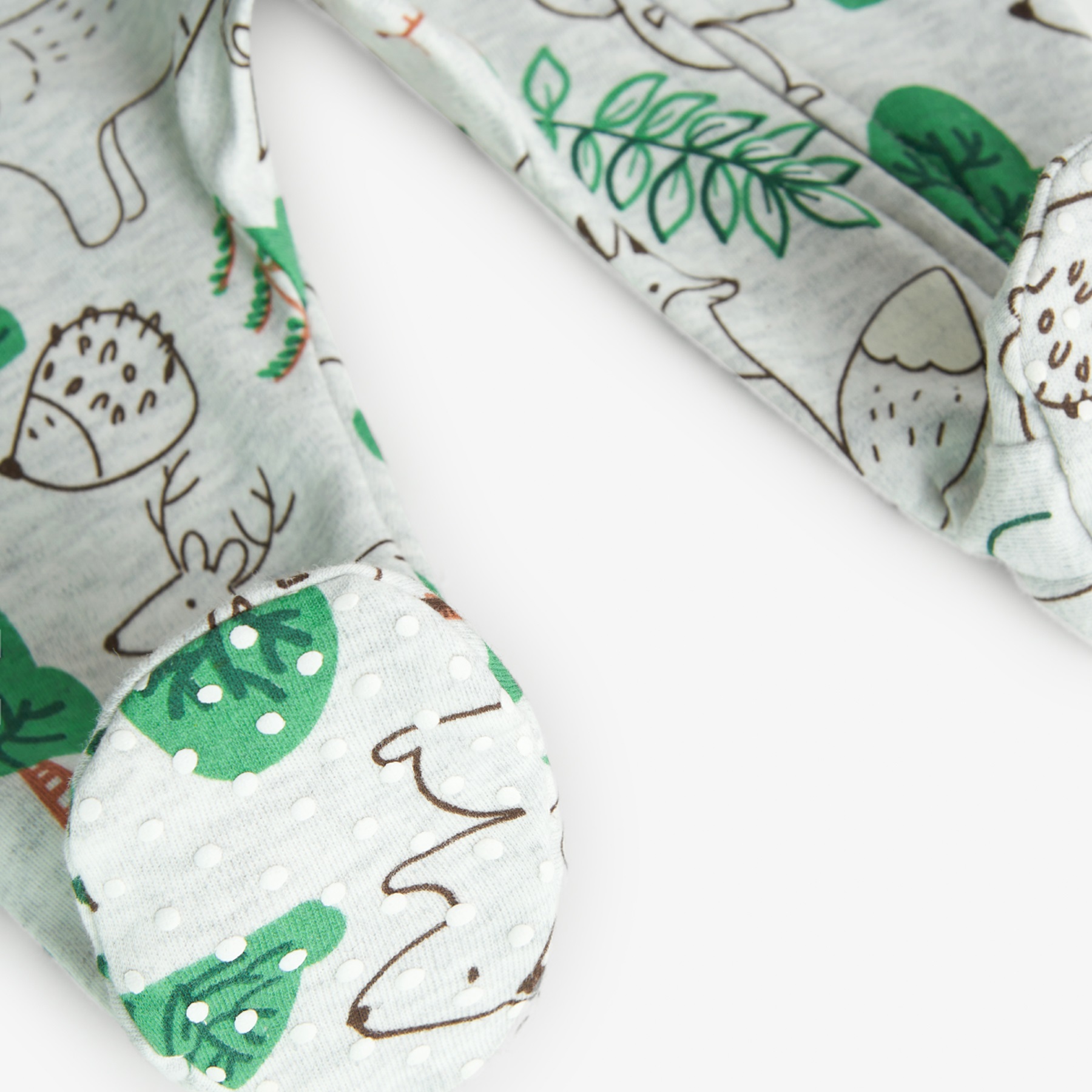 Forest Animals Zipper Footie 3