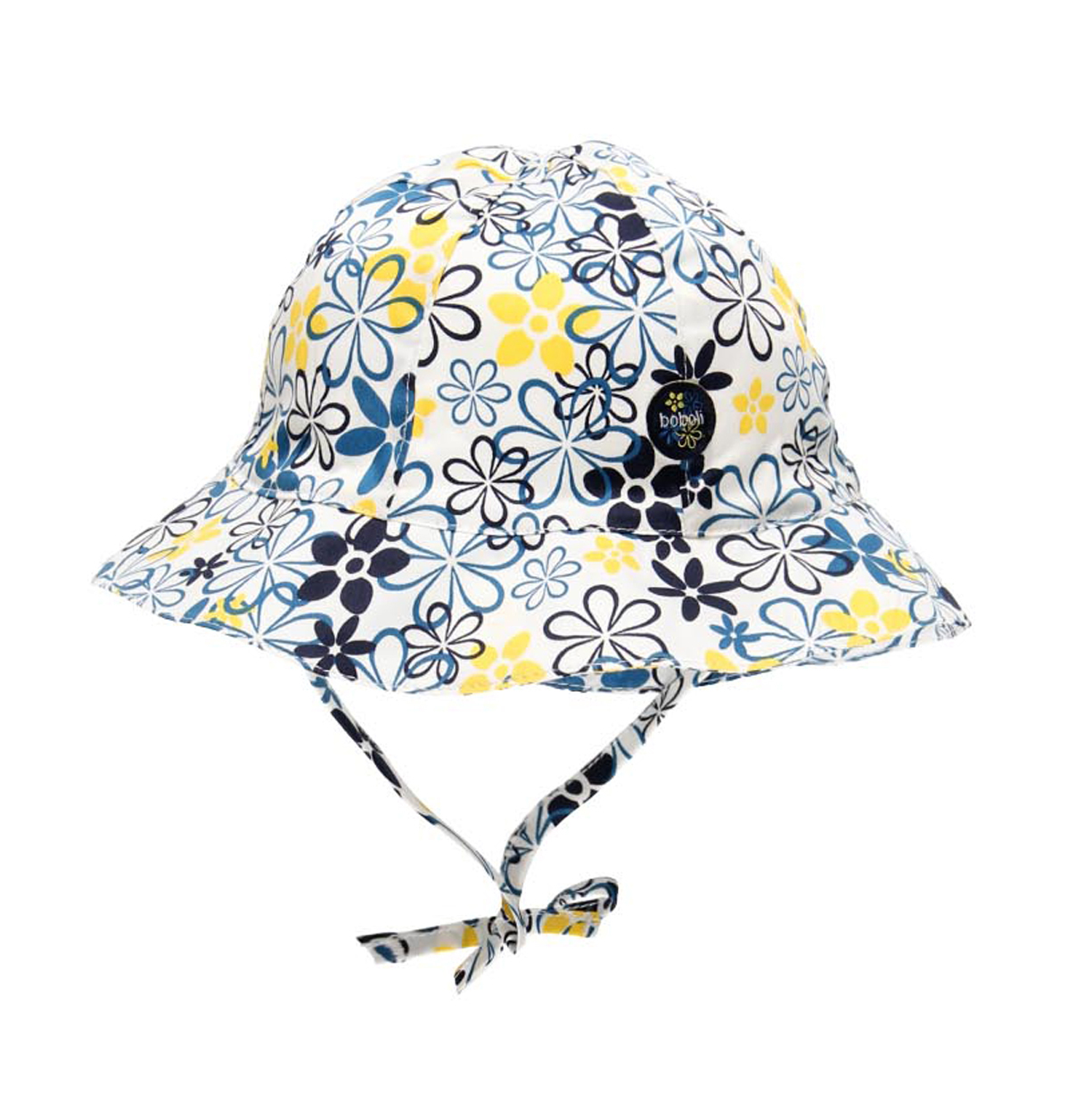 Blue floral hat 1