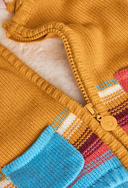 Hooded knit jacket 3