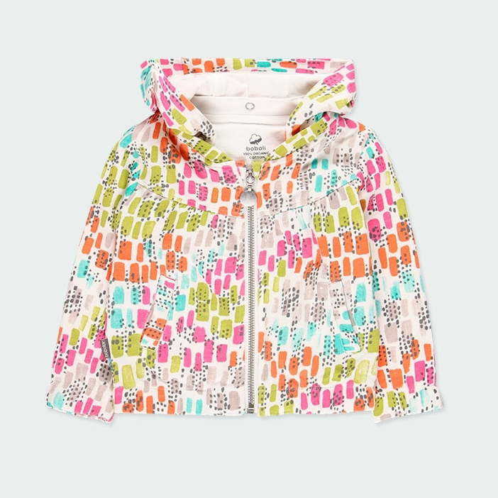 Organic sprinkles hooded jacket 1