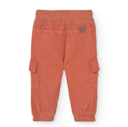 Orange Corduroy Trousers 2