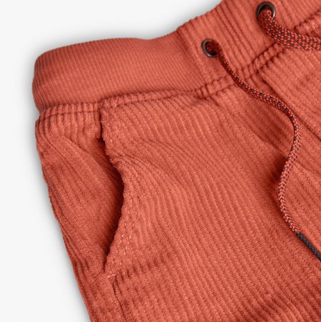 Orange Corduroy Trousers 3