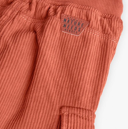 Orange Corduroy Trousers 4
