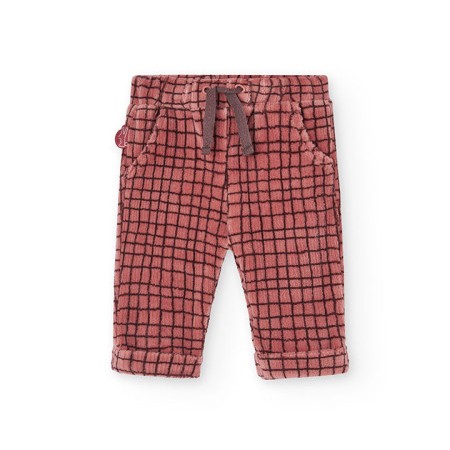 Rabbit Sweater with Checked Pants Set 4