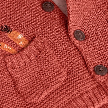 Rabbit knit hooded jacket with ears 3