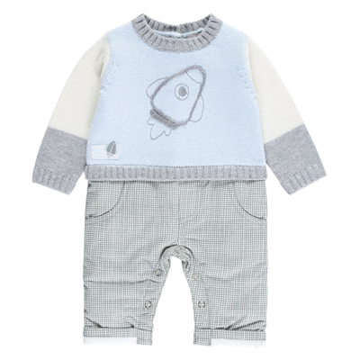 Blue rocket one piece playwear - 6 months 1