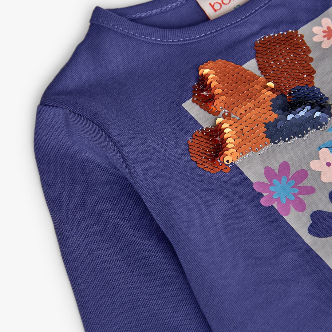 Floral Shirt with Sequin flowers 3