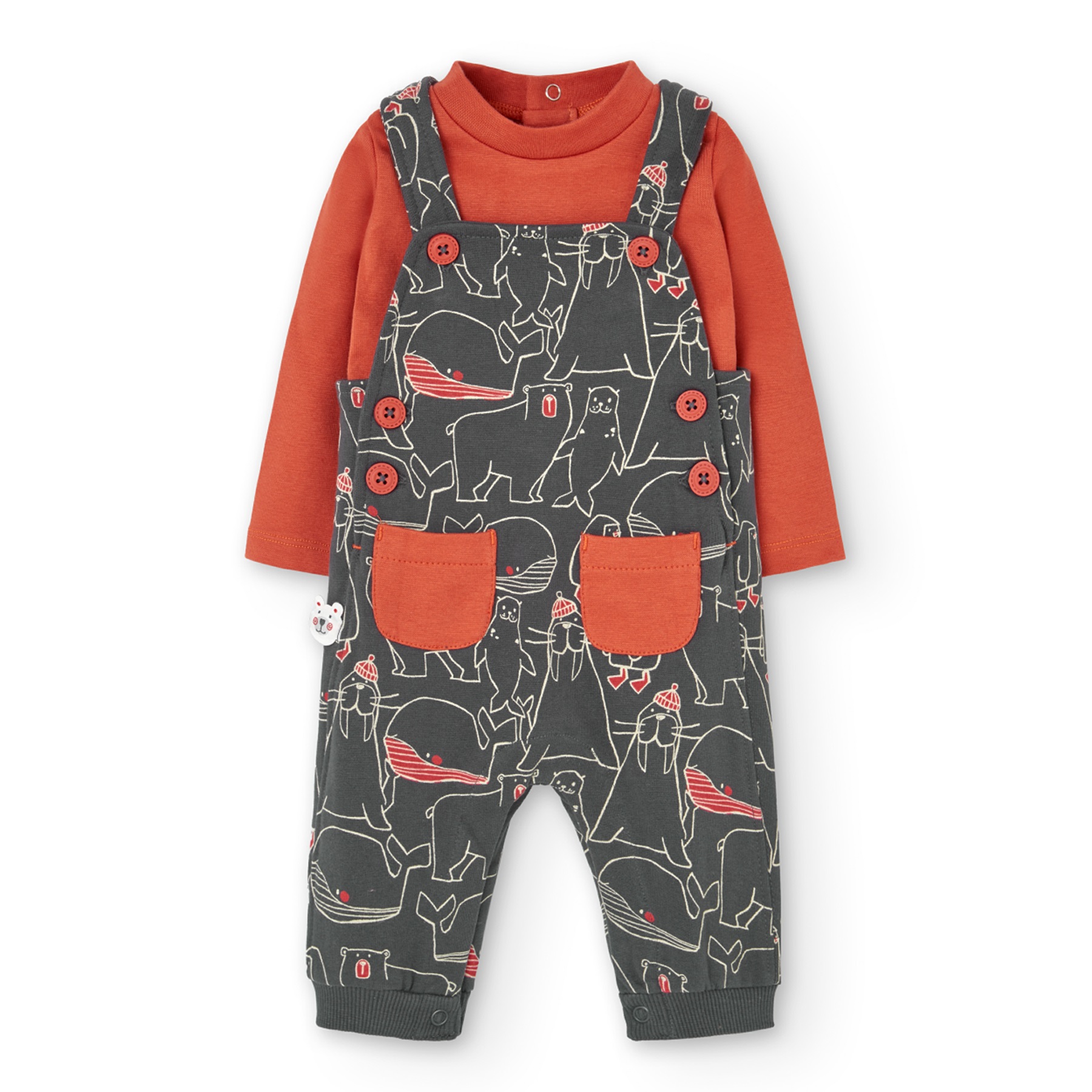 Artic Animals Overall and shirt 1