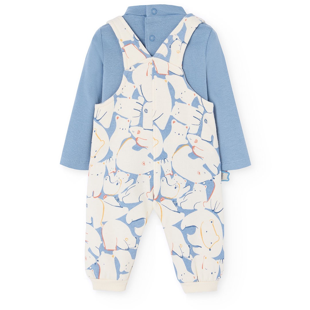 Polar Bear Overalls and Shirt Set 2